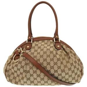 GUCCI Authentic Brown Leather Bag